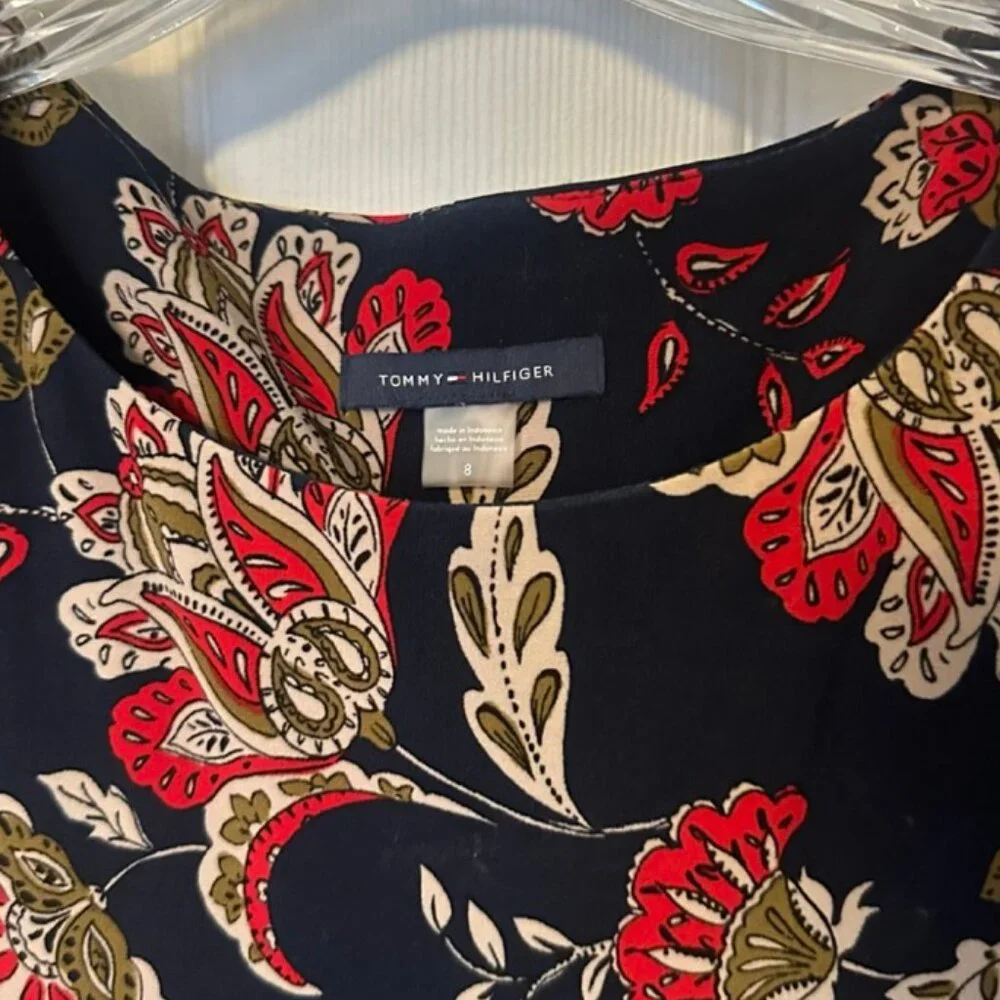Tommy Hilfiger Stretch Paisley Dress - Picture 2 of 4